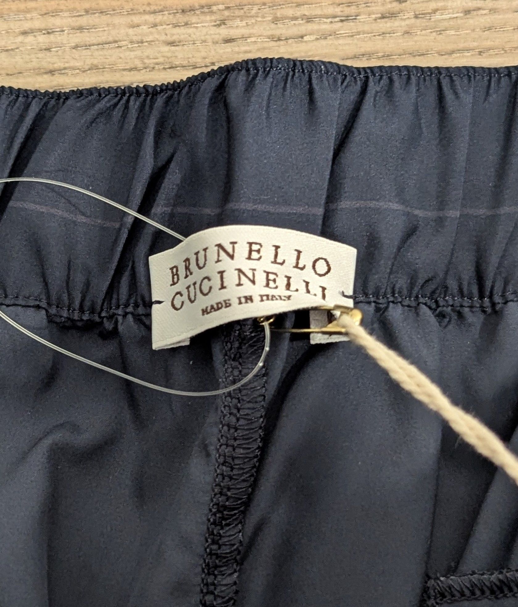 Brunello Cucinelli Brunello Cucinelli Pinstripe Pleated Shorts Navy 2XL Size US 38 / EU 54 - 5 Thumbnail