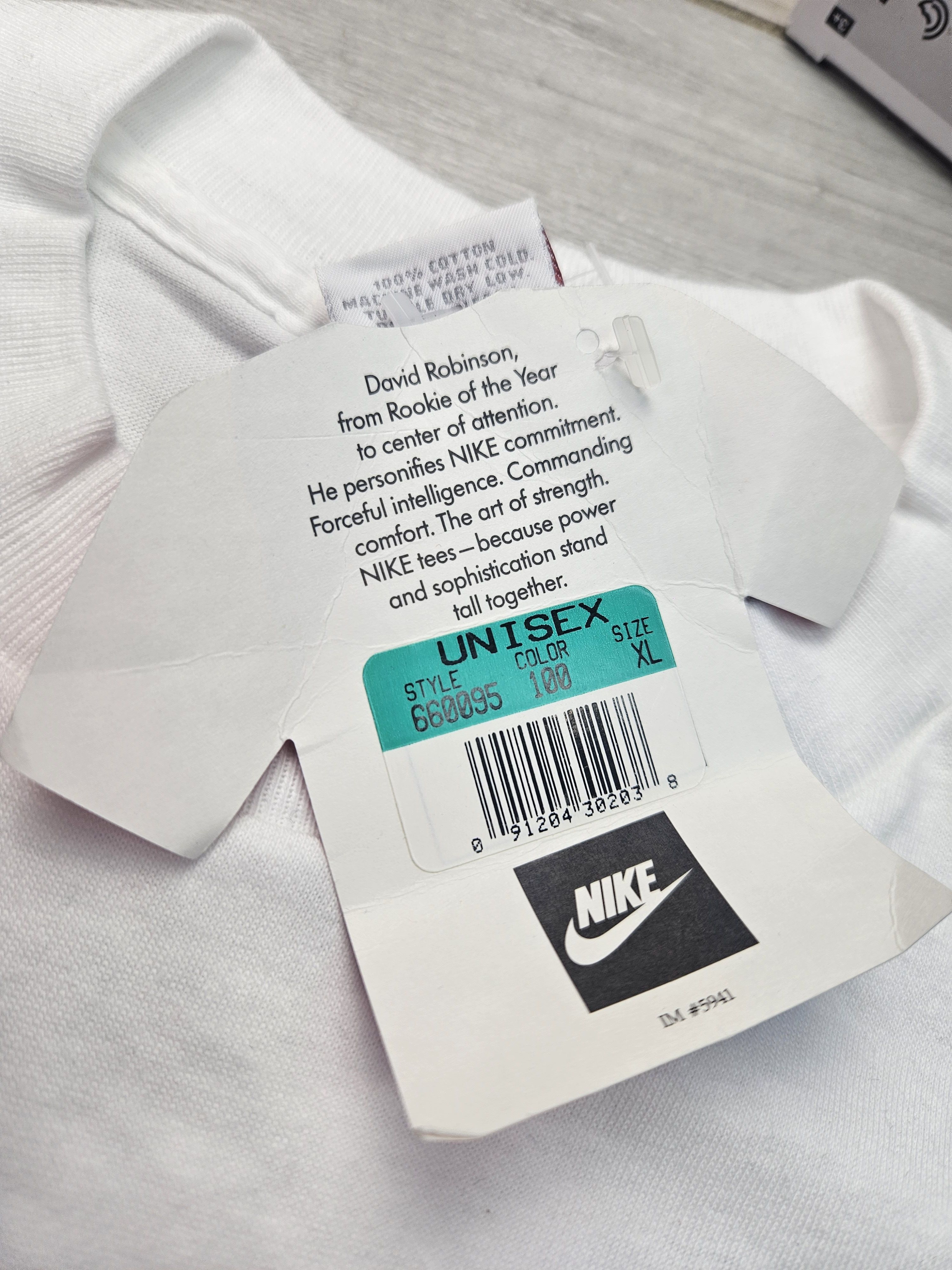 Nike × Vintage Nike Vintage shirt 50 Basketball 50 USA made 90' new Size US XL / EU 56 / 4 - 6 Thumbnail