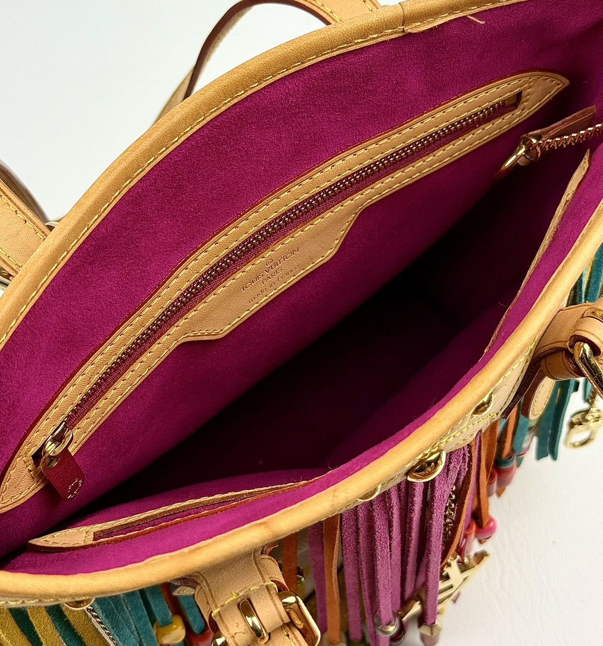 Louis Vuitton × Takashi Murakami Louis Vuitton - Murakami - SS06 - Multicolor - Fringe Bucket Size ONE SIZE - 21 Thumbnail