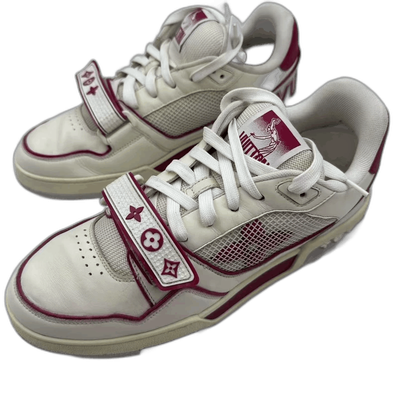 Louis Vuitton lv trainer white red sneakers-2508 Size US 10 / EU 43 - 1 Thumbnail