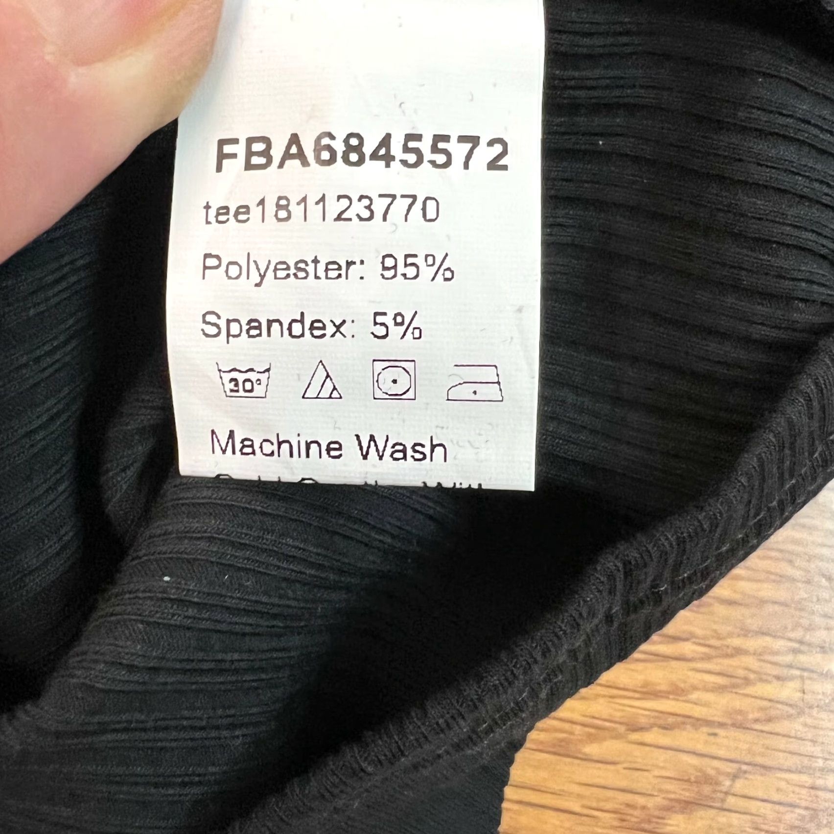Shein Shein Brand Womens T Shirt Size Large Black Mock Neck Slight Stretch Fitted Pullover Short Sleeve Pullover Casual Size L / US 10 / IT 46 - 6 Thumbnail