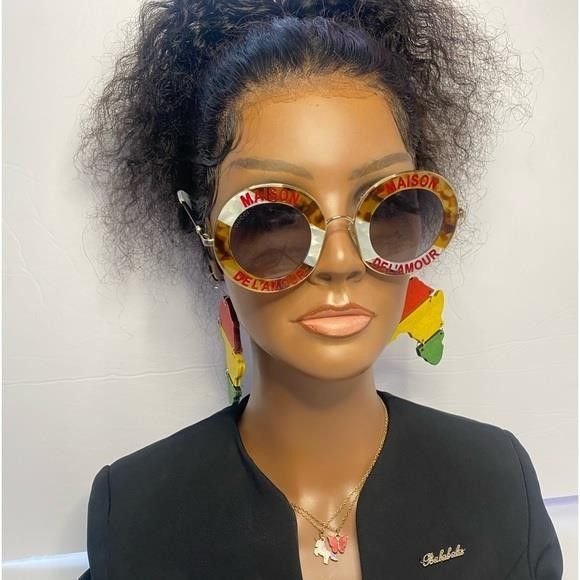 Gucci New - Gucci Brown New Gg0113s 010 Round Metal Sunglasses Size ONE SIZE - 5 Thumbnail