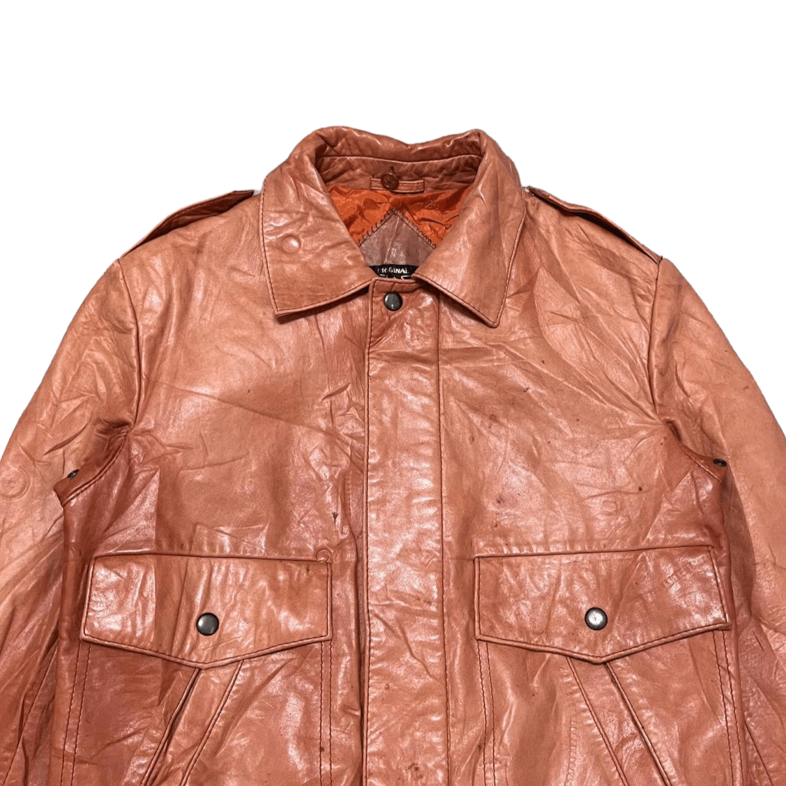Japanese Brand Vintage Leather Jacket Size US S / EU 44-46 / 1 - 2 Thumbnail
