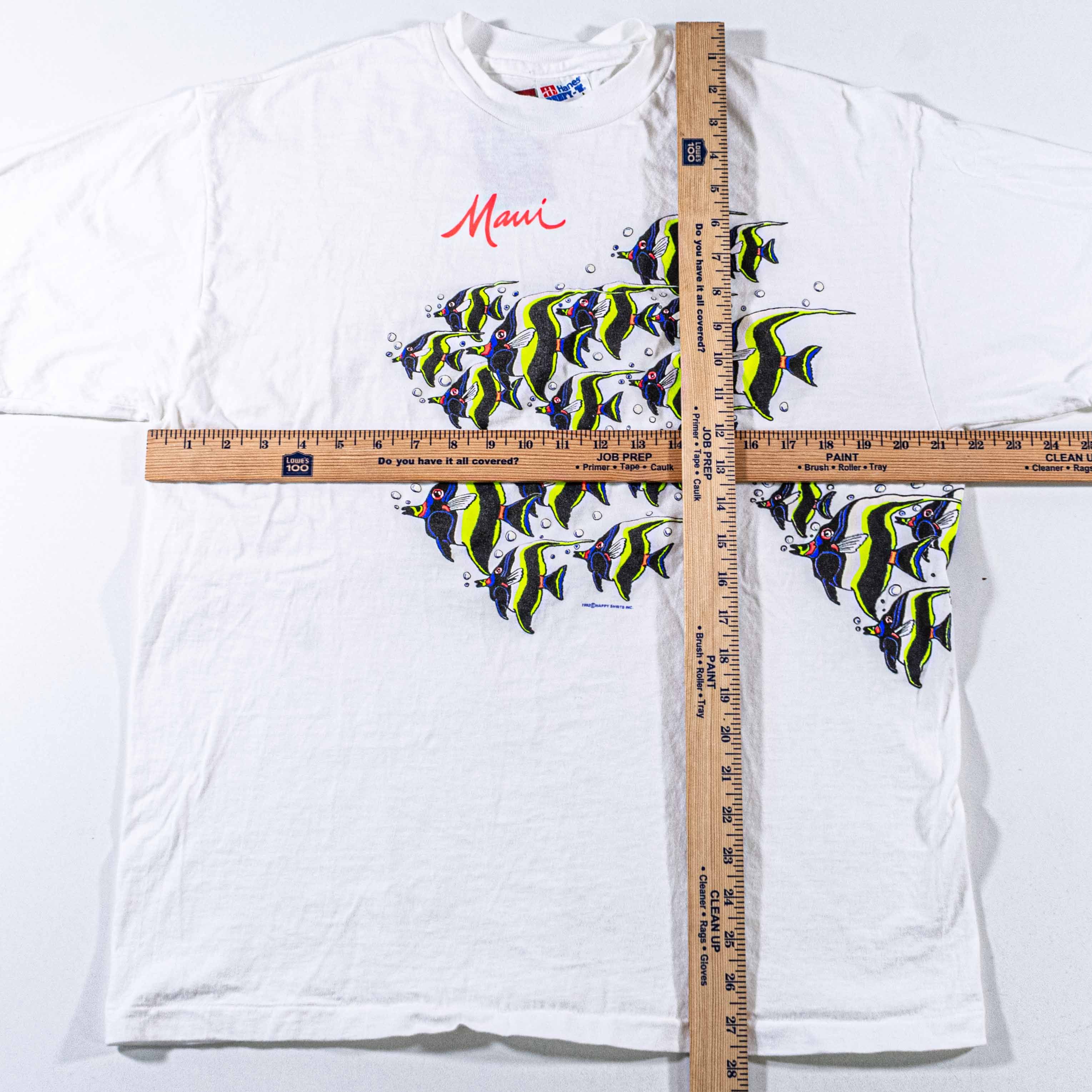 Vintage Vintage Maui Tropical Fish Hawaii T-Shirt 90s Ocean Nature Size US L / EU 52-54 / 3 - 3 Thumbnail