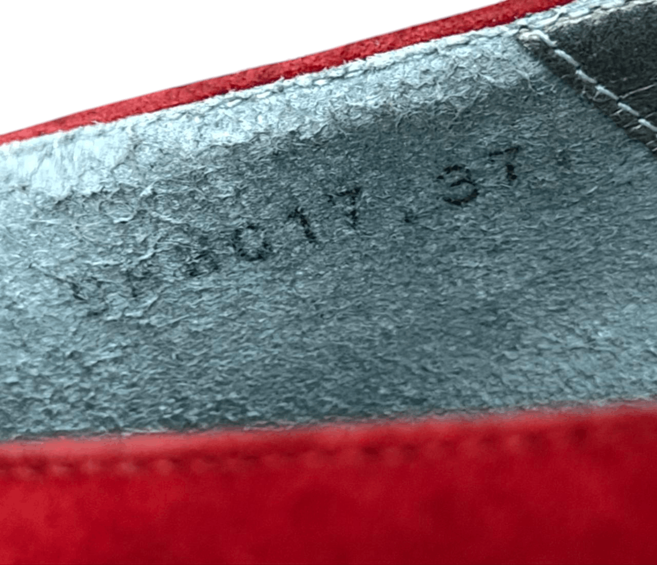 Yves Saint Laurent YSL Red Suede Leather Heels Size US 7 / IT 37 - 7 Thumbnail