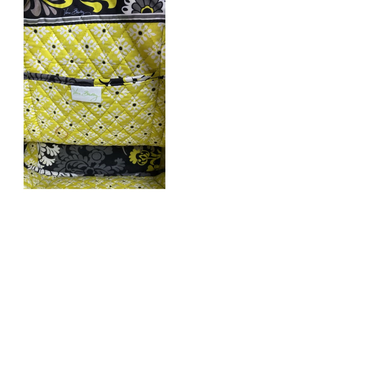 Vera Bradley Vera Bradley Baroque Tote Bag Large US 17"x14" Multicolor Cotton Quilted Women Toys? Size ONE SIZE - 9 Thumbnail