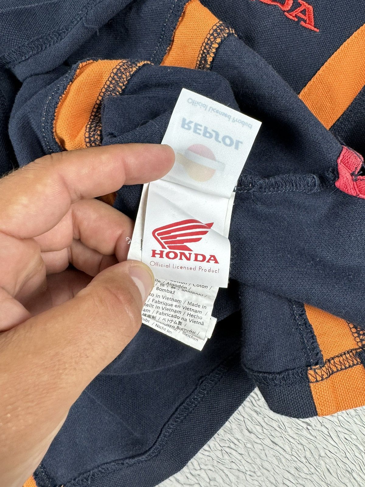 Formula 1 × Honda × Vintage Honda Gas Repsol Racing Team Polos Formula Uno F-1 M sz Size US M / EU 48-50 / 2 - 11 Thumbnail