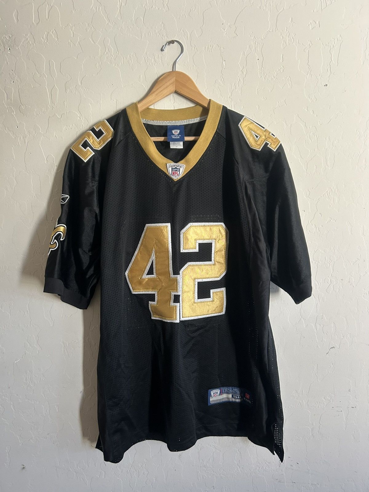 Reebok New Orleans Saints Reebok Jersey # 42 Sharper Size XL Size US XL / EU 56 / 4 - 4 Thumbnail