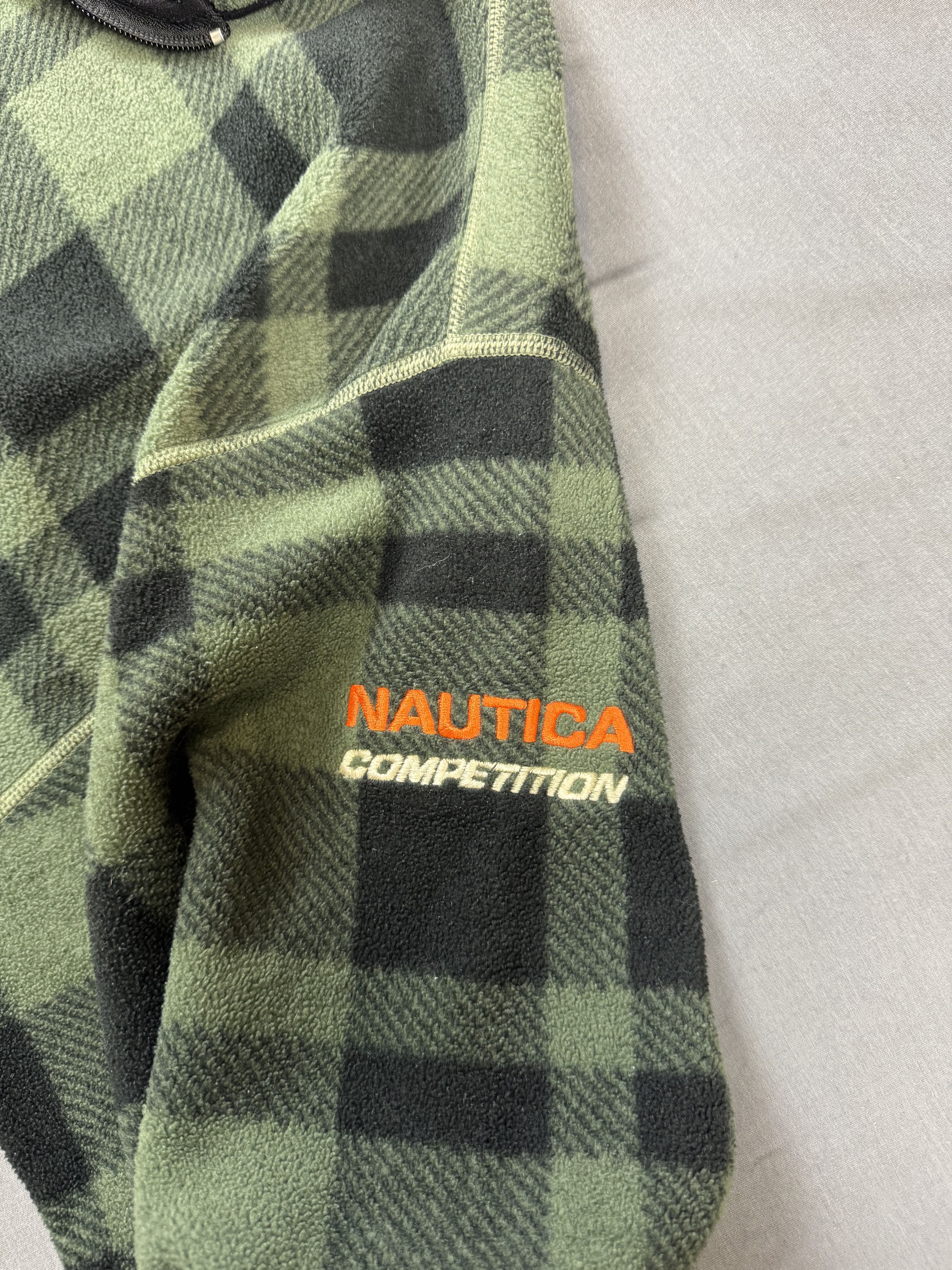 Nautica Vintage Nautica Competition Jacket Plaid Fleece Full Zip Size US XL / EU 56 / 4 - 3 Thumbnail