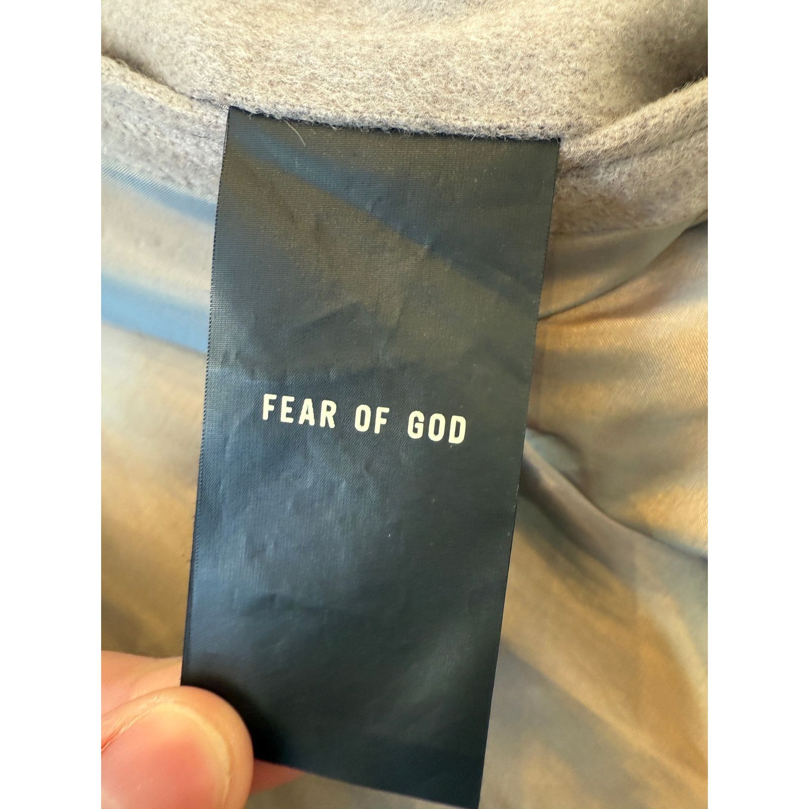 Fear of God Fear of God The Overcoat in Blush Grey Size US S / EU 44-46 / 1 - 5 Thumbnail
