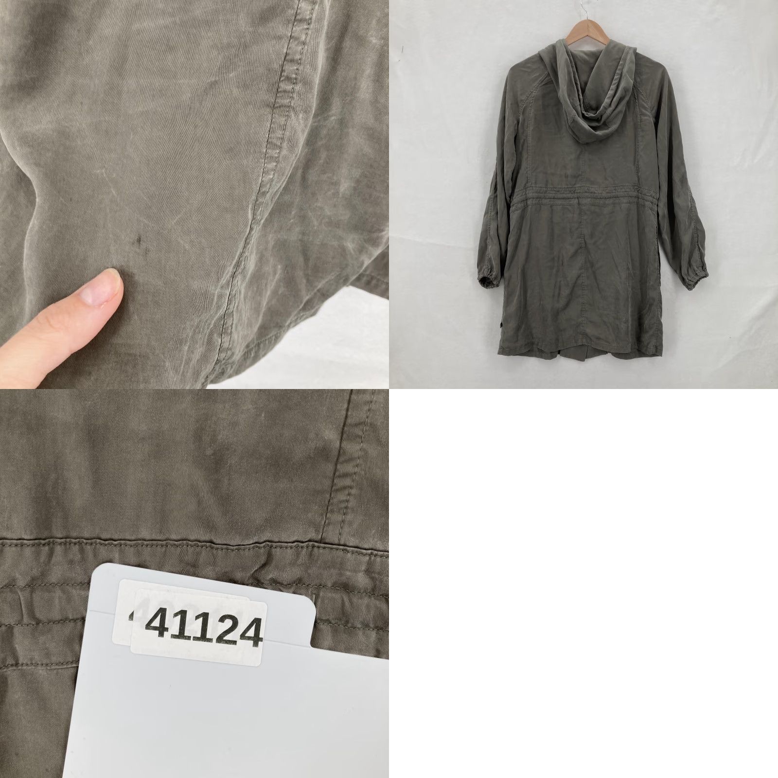 Lululemon VINTAGE Lululemon Jacket Womens Small Olive Green Hooded Anorak Parka Drawstring Waist Shirt? Size S / US 4 / IT 40 - 9 Thumbnail