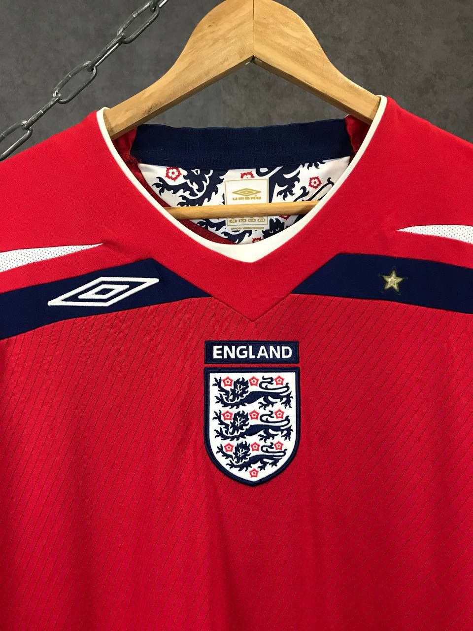 Vintage England vintage Umbro soccer jersey tee Size US XL / EU 56 / 4 - 3 Thumbnail