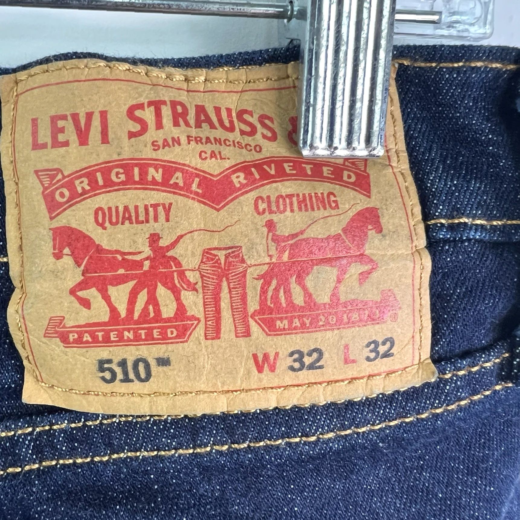 Levi's Vintage Levi's 510 Slim Fit Jeans Size 32 Men Blue 90s Denim Casual Straight Size US 32 / EU 48 - 6 Thumbnail