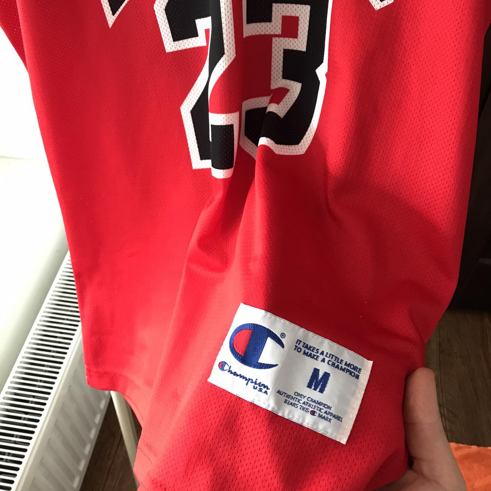 Jordan Brand × NBA Vintage Jordan #23 Chicago Bulls Champion NBA Jersey Size US M / EU 48-50 / 2 - 6 Thumbnail