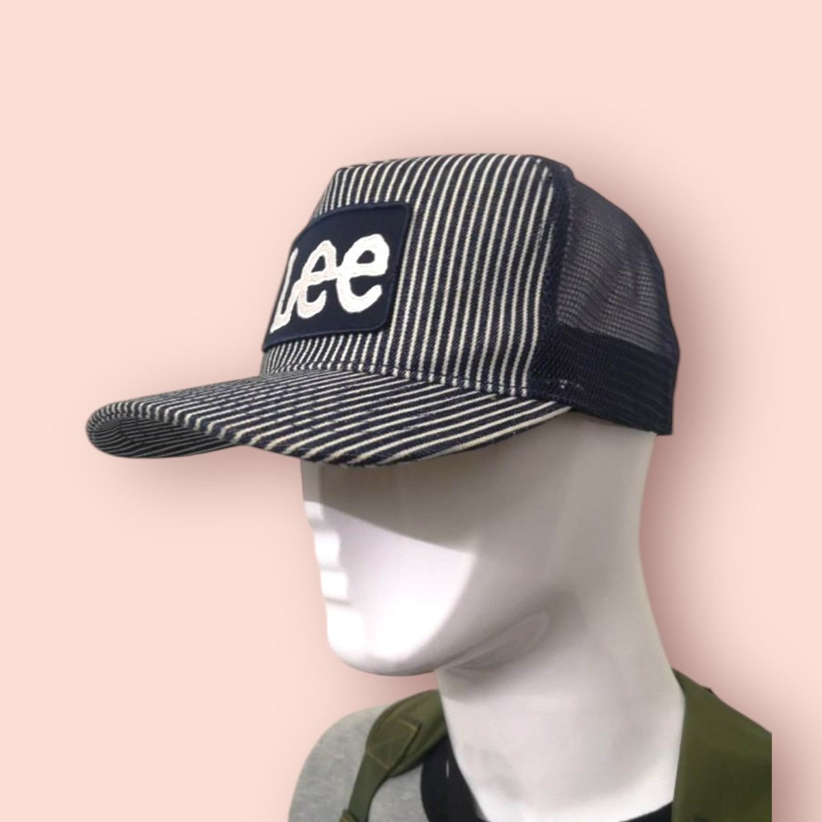 RARE VINTAGE LEE HICKORY TRUCKER SNAPBACK HAT