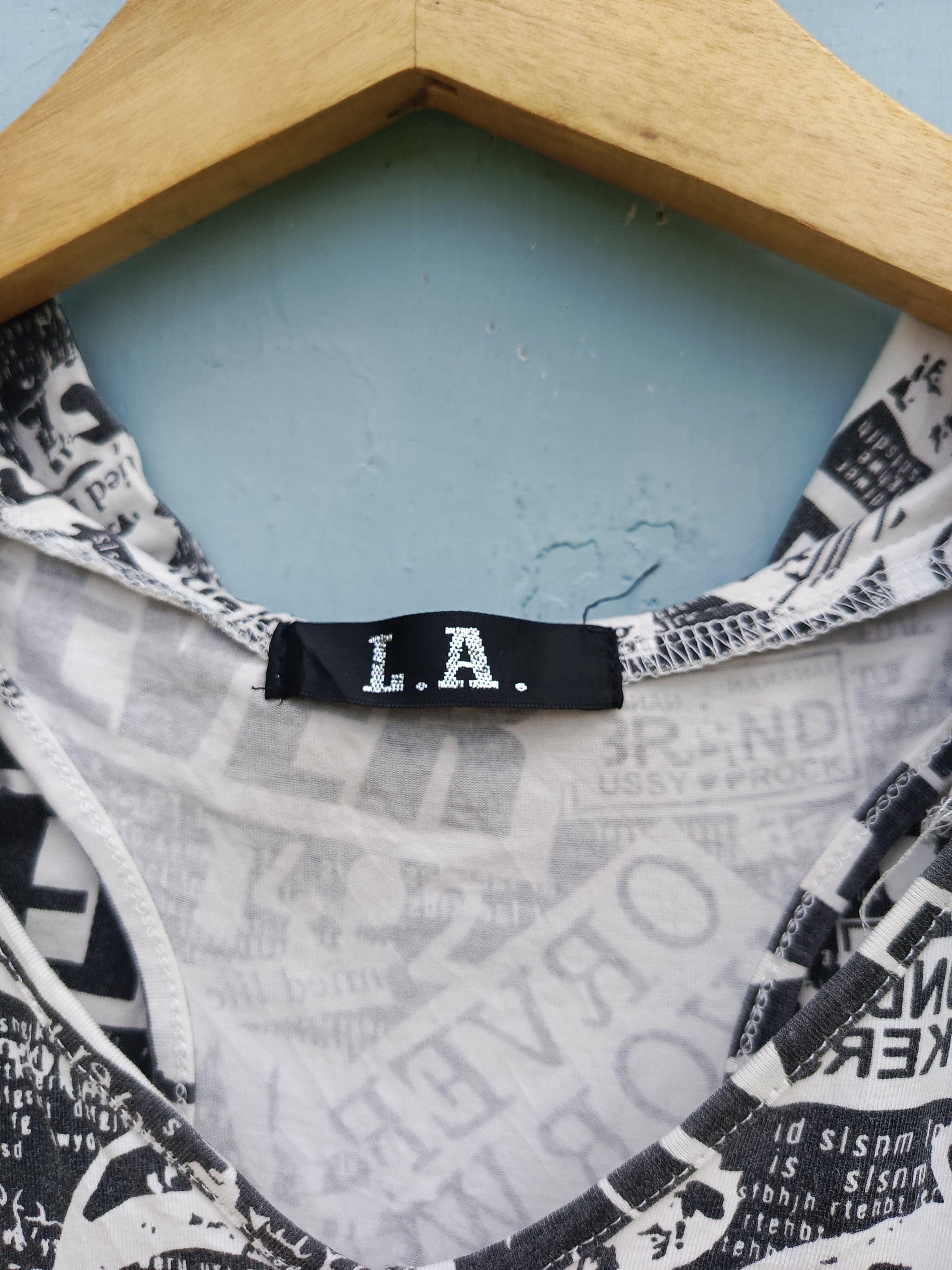 Japanese Brand L.A underground punk rockers sleeveless hoodie Size M / US 6-8 / IT 42-44 - 3 Thumbnail