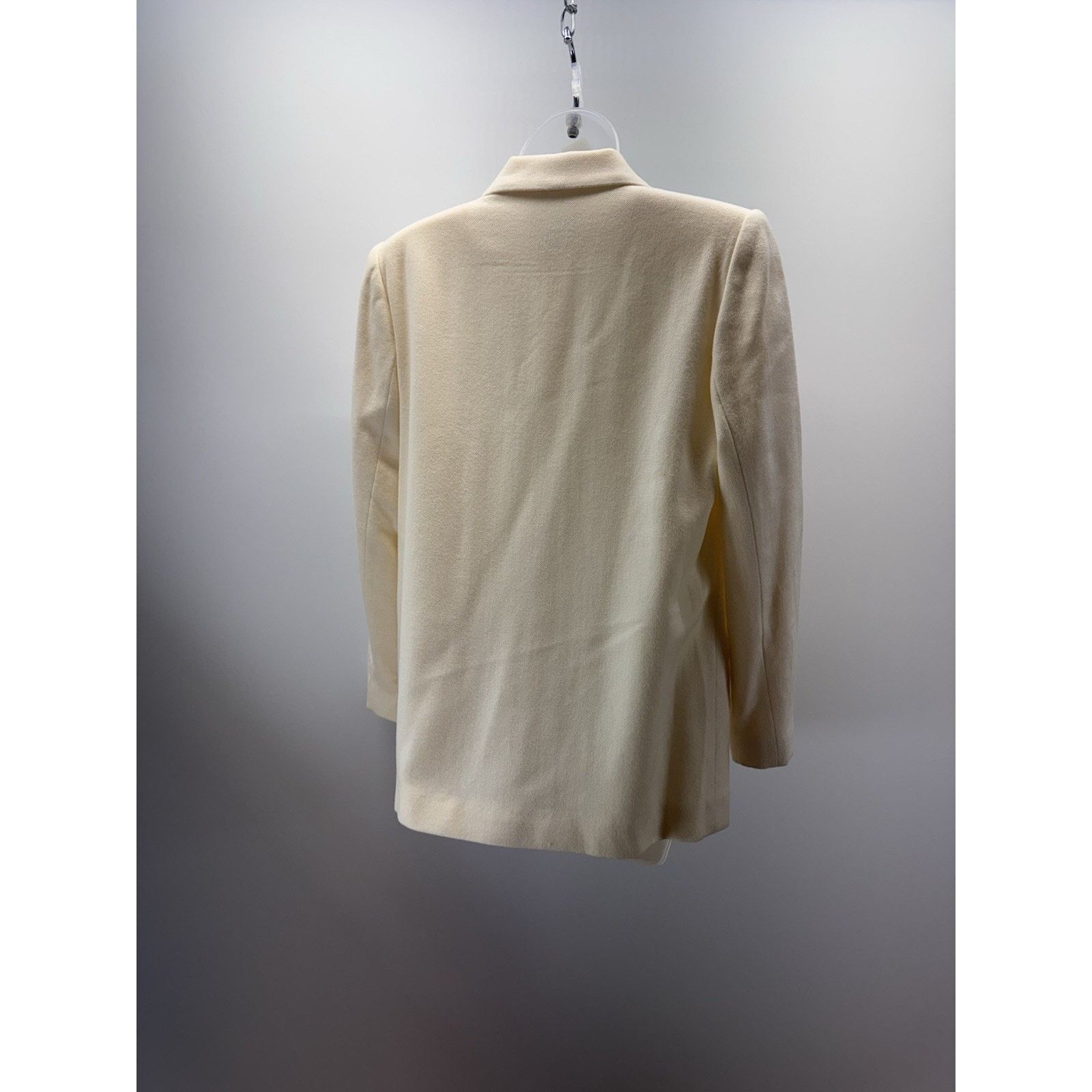 Other Sag Harbor Blazer Women’s 6 Petite Ivory Boyfriend Size M / US 6-8 / IT 42-44 - 3 Thumbnail