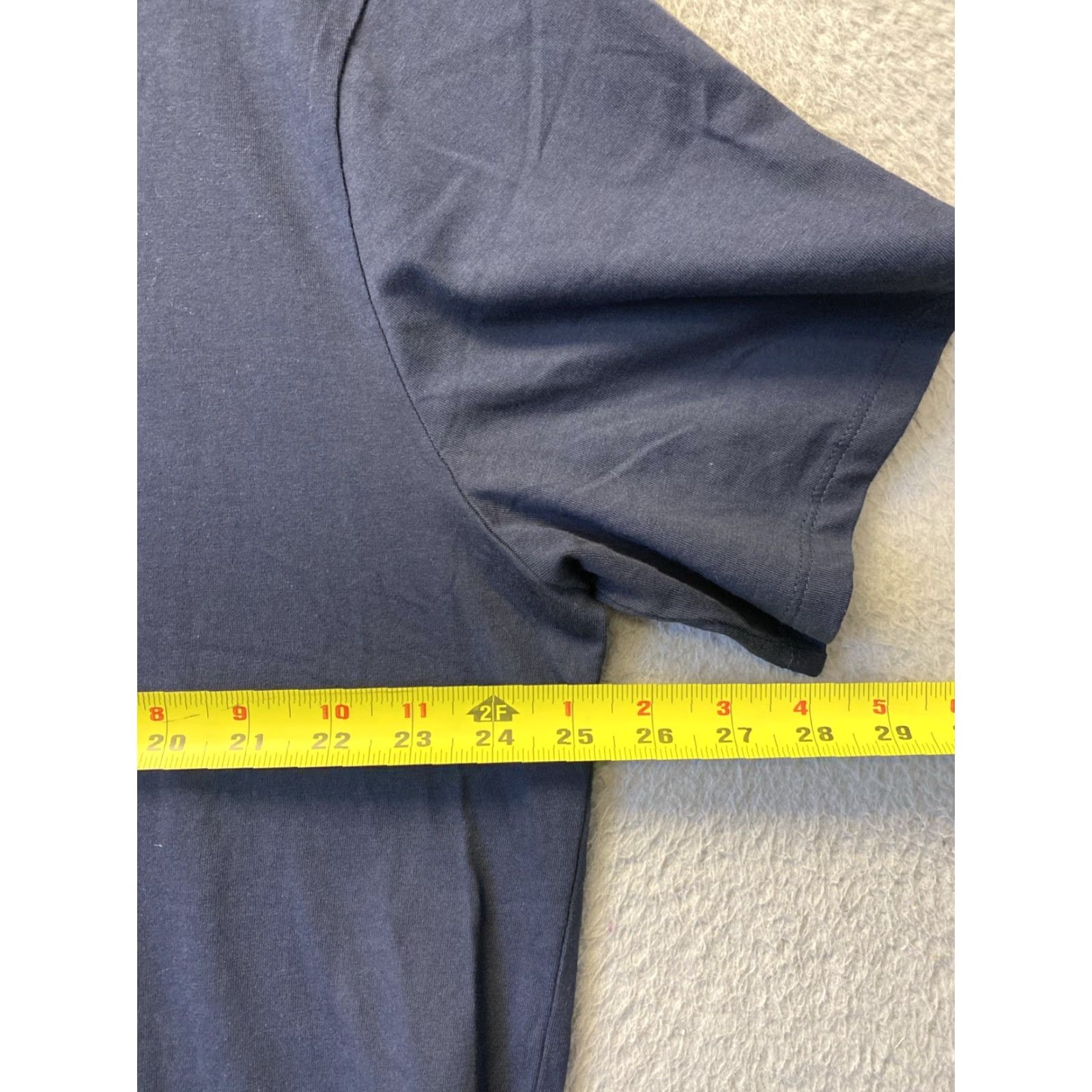 Tommy Hilfiger Tommy Hilfiger Men's Tee Shirt XXL Gray Navy T-Shirt Crew Neck Logo Athletic Classic Designer Tommy Hilfiger Tommy Jeans Size US XXL / EU 58 / 5 - 4 Thumbnail