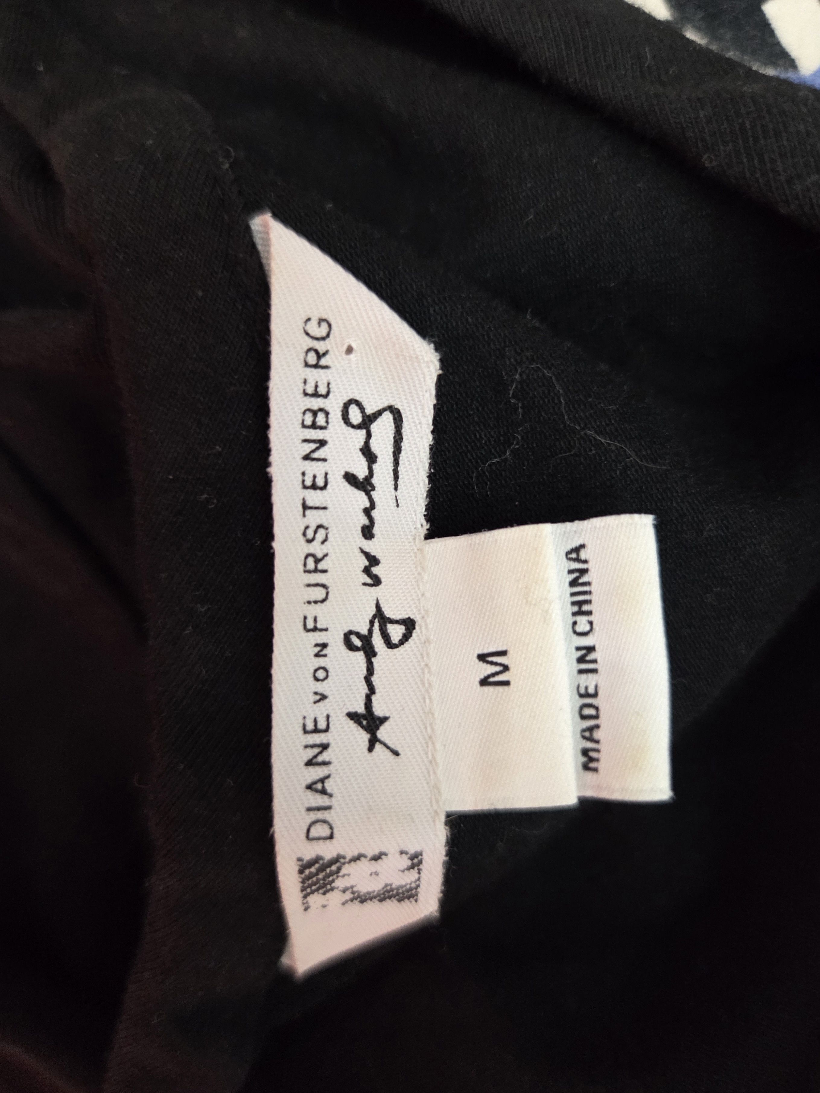 Diane von Furstenberg DvF Andy Warhol y2k vintage top Size M / US 6-8 / IT 42-44 - 5 Thumbnail