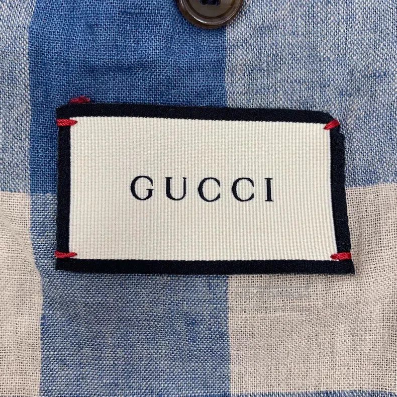 Gucci Gucci Dark blue elf cat embroidery washed old cotton lapel Size US S / EU 44-46 / 1 - 5 Thumbnail