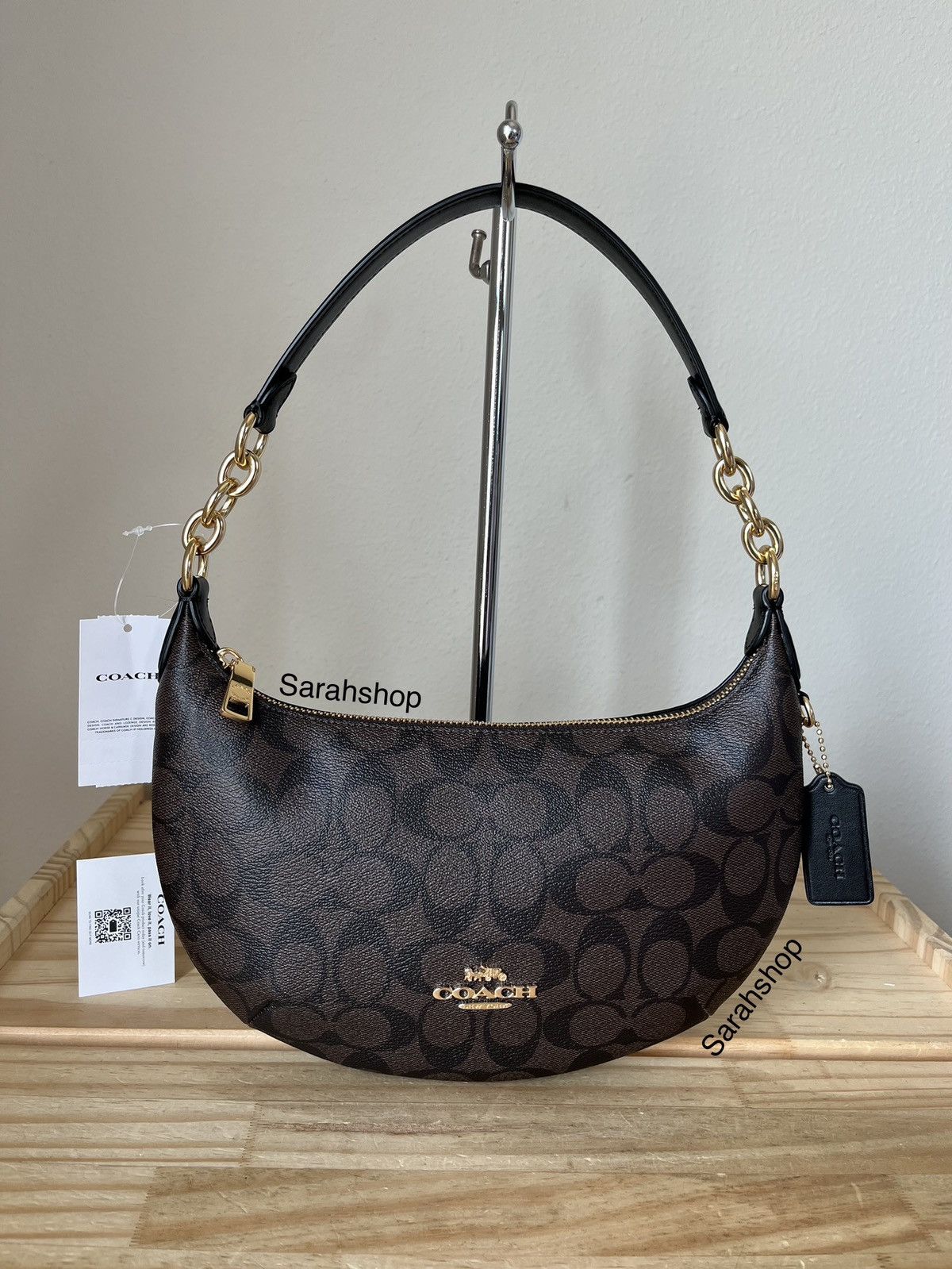 image of Coach Purse in Black Brown, Women's