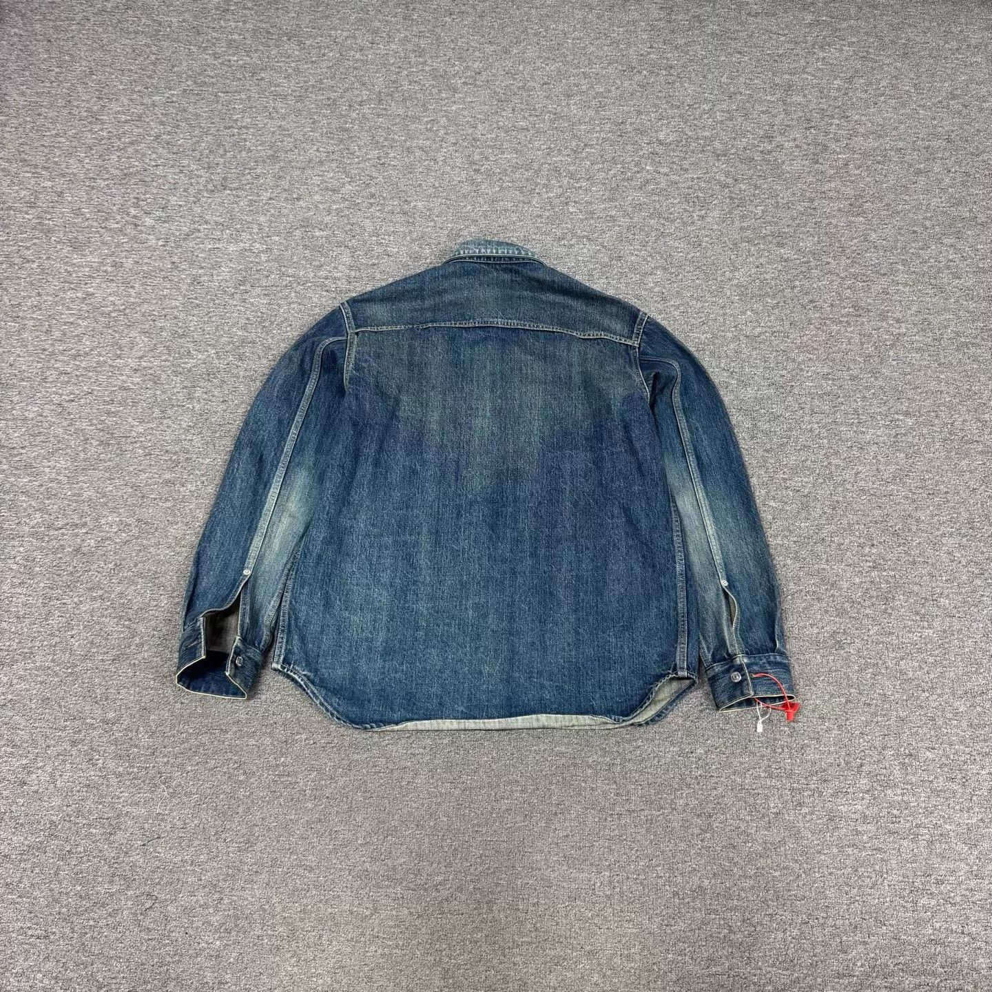 Dior DIOR 1947 Washed Blue Collar Denim Shirt 40 Size US M / EU 48-50 / 2 - 2 Thumbnail