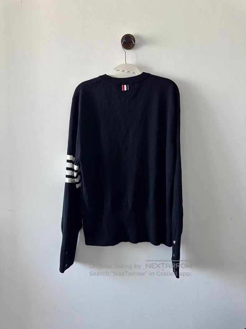 Thom Browne Thom Browne Blue Sweater Size US XL / EU 56 / 4 - 2 Thumbnail