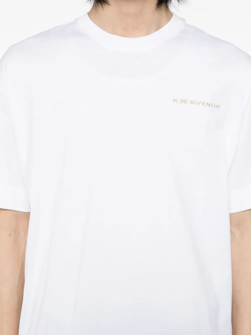 Givenchy o1mle0326 Regular Fit Tee Shirt in White Size US XL / EU 56 / 4 - 4 Thumbnail