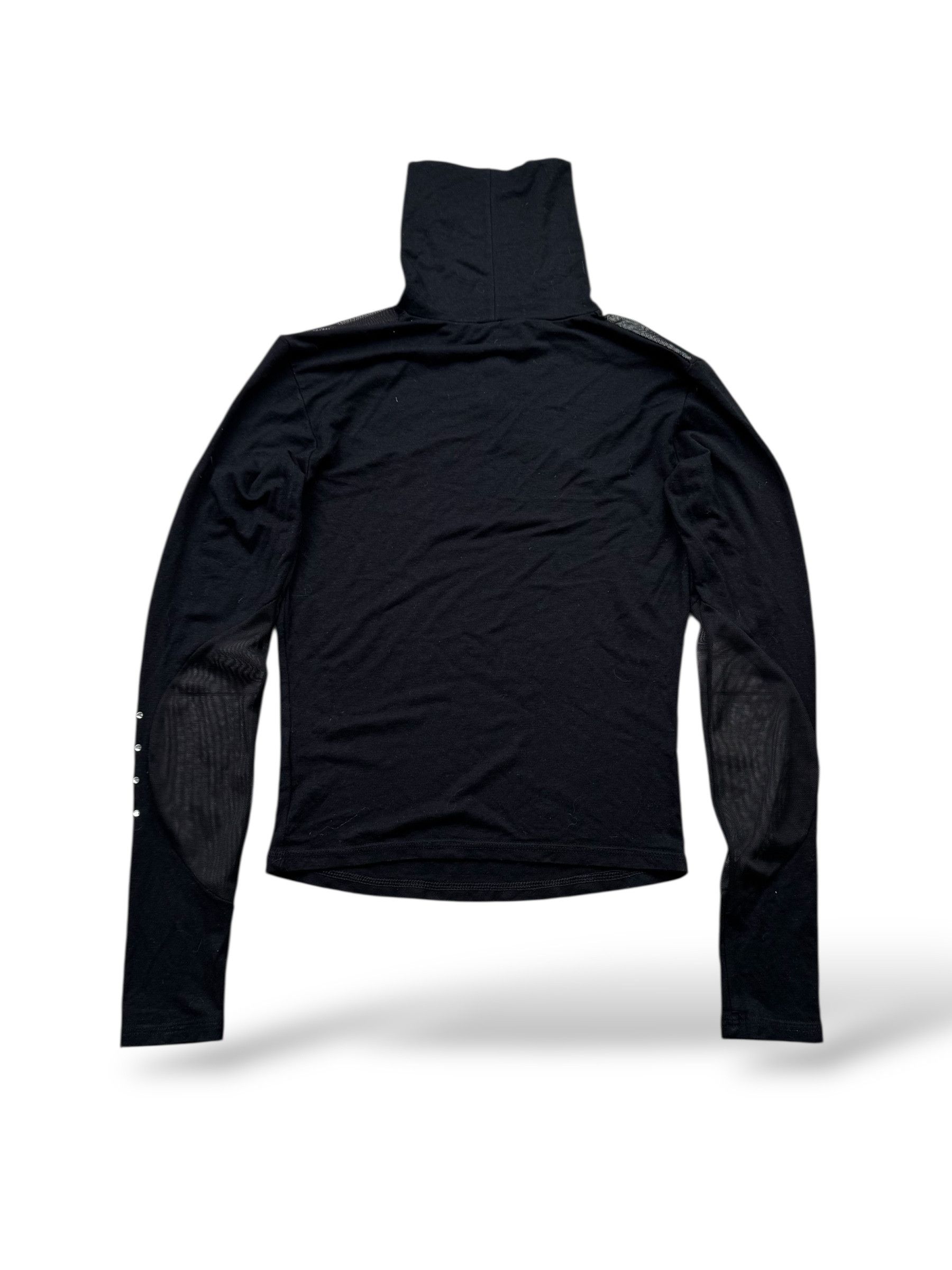 Japanese Brand Vintage Cropped Long Sleeve With Mesh Details W238(V9) Size S / US 4 / IT 40 - 3 Thumbnail