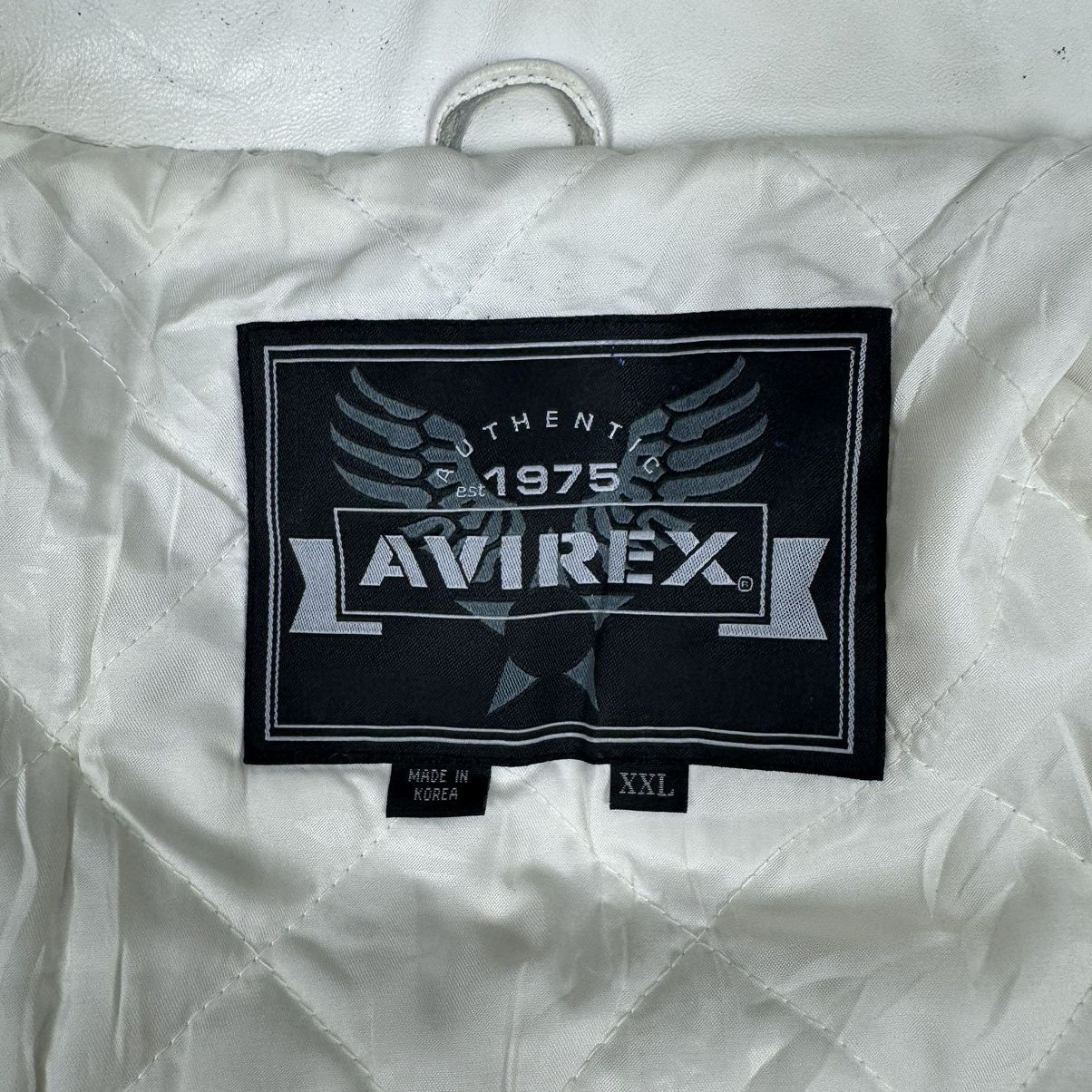 Avirex 🌟AVIREX ROAD DOGZ VARSITY LEATHER JACKET Size US XXL / EU 58 / 5 - 17 Thumbnail