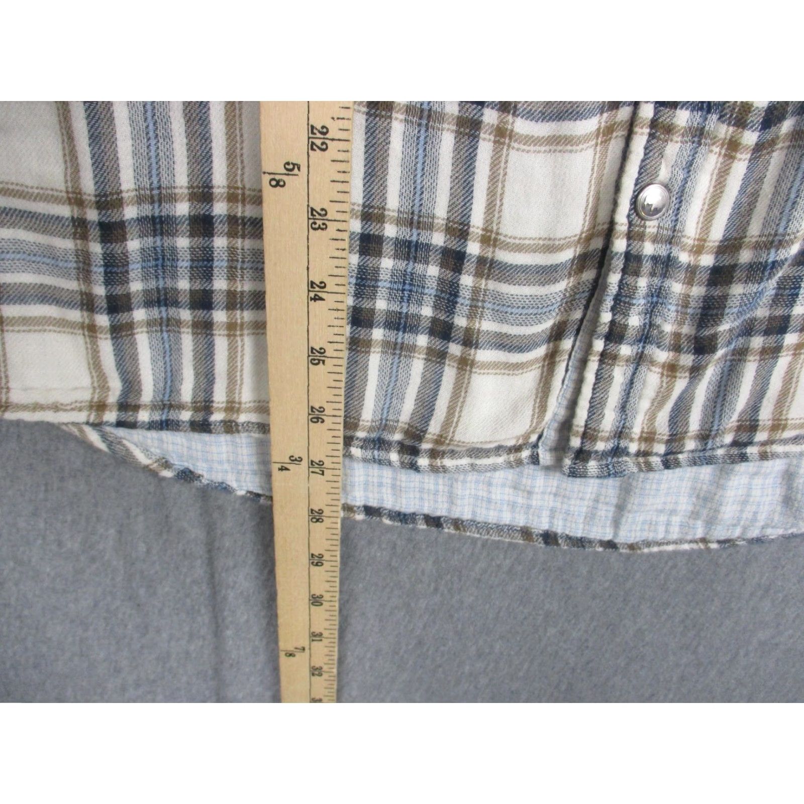 Mountain Khakis VINTAGE Mountain Khakis Shirt Mens Small Blue Brown Plaid Sublette Relaxed Fit Western Size US S / EU 44-46 / 1 - 5 Thumbnail