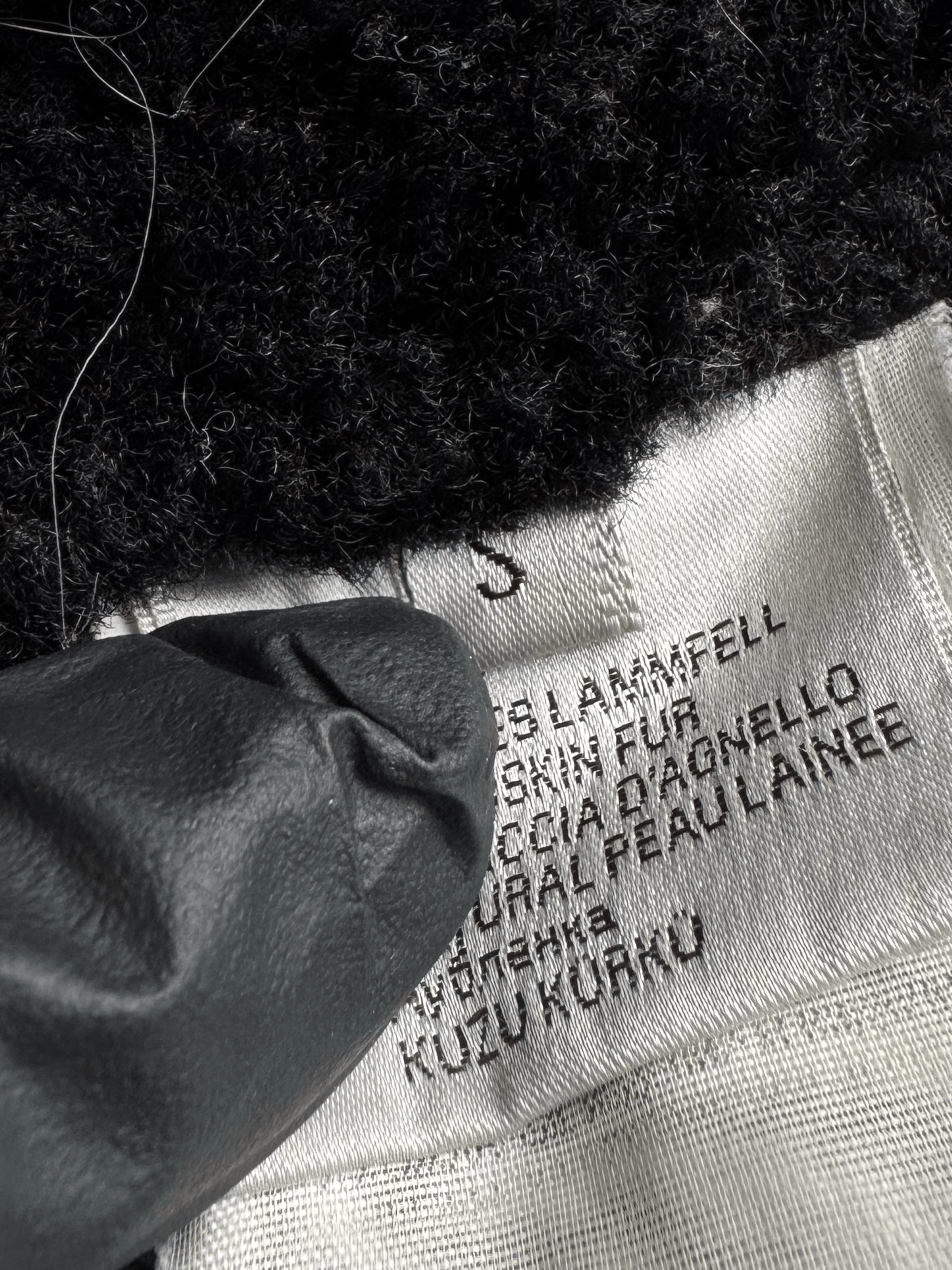 Vintage Y2K Real Sheepskin Cropped Jacket(V412) Size S / US 4 / IT 40 - 7 Thumbnail