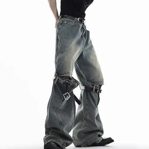 Japanese Brand × Vintage Micro Flared Straight Jeans Size US 32 / EU 48 - 2 Thumbnail
