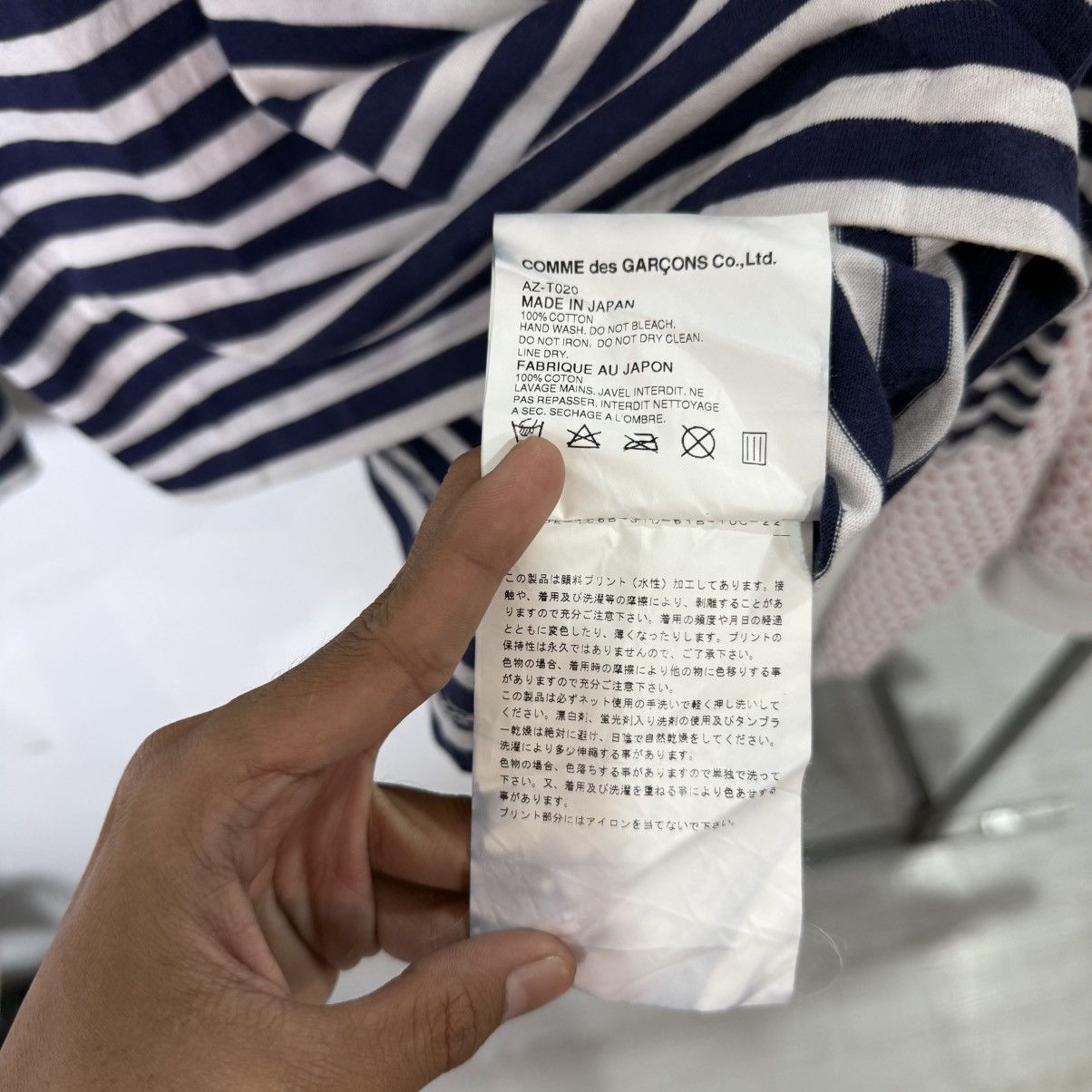 Comme des Garcons PLAY Comme des Garcons stripe longsleeve Size M / US 6-8 / IT 42-44 - 8 Thumbnail
