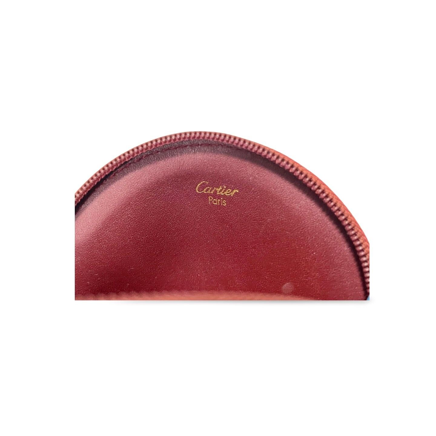 Cartier Vintage Cartier wine leather coin case, must de Cartier Size ONE SIZE - 4 Thumbnail