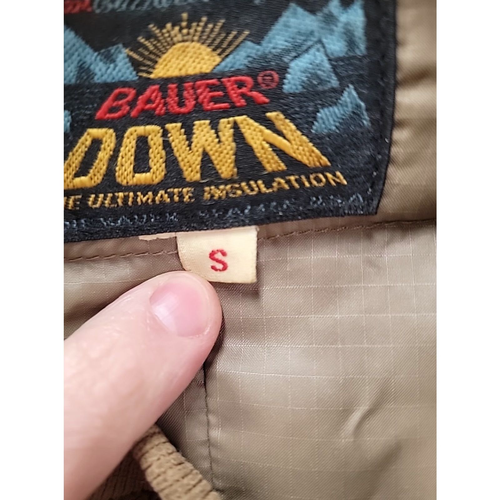 Eddie Bauer VINTAGE Eddie Bauer Down Bomber Jacket Mens Size S Brown Size US S / EU 44-46 / 1 - 3 Thumbnail