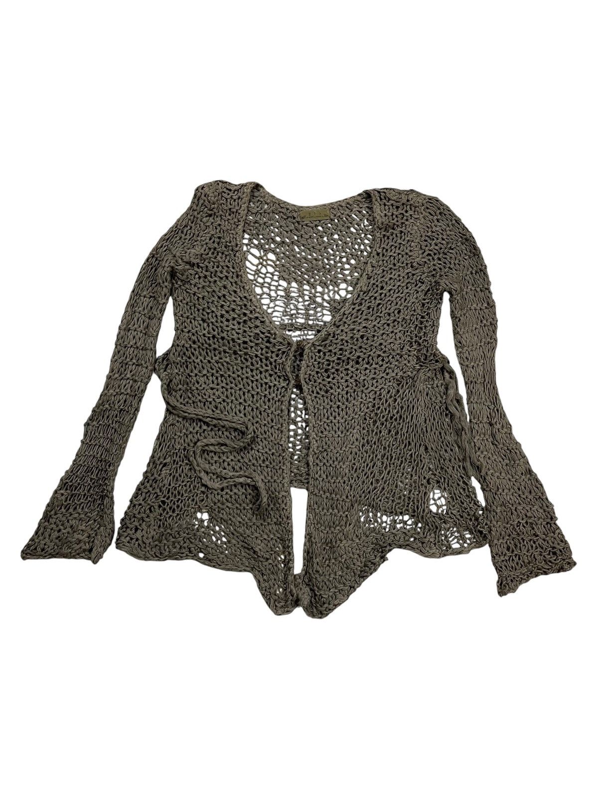 If Six Was Nine 2000s GOA - Knitted Fish Net Top Size US M / EU 48-50 / 2 - 2 Thumbnail