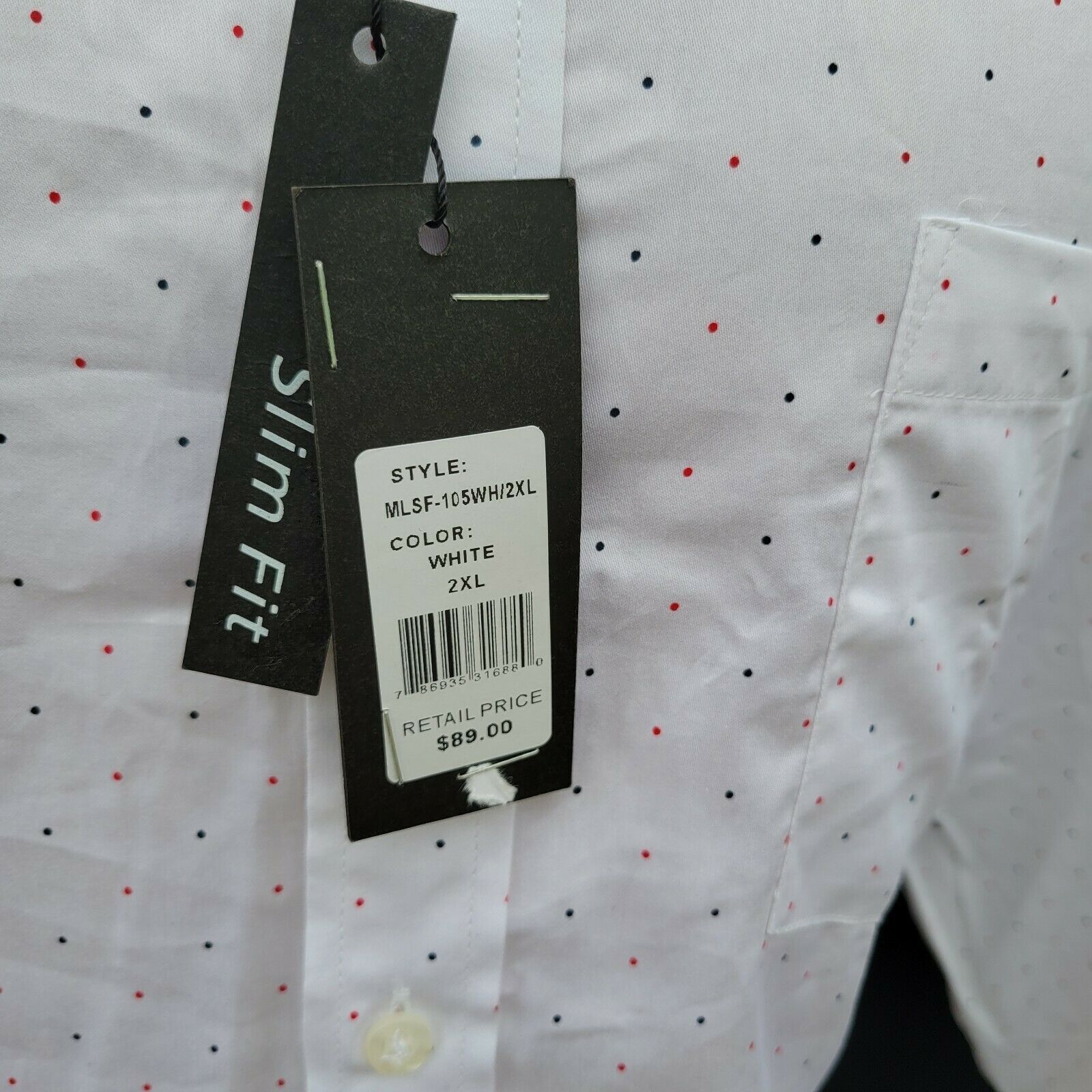 Other Men's Galaxy Premium Slim Fit Long Sleeve Shirt. XXL Size US XXL / EU 58 / 5 - 6 Thumbnail