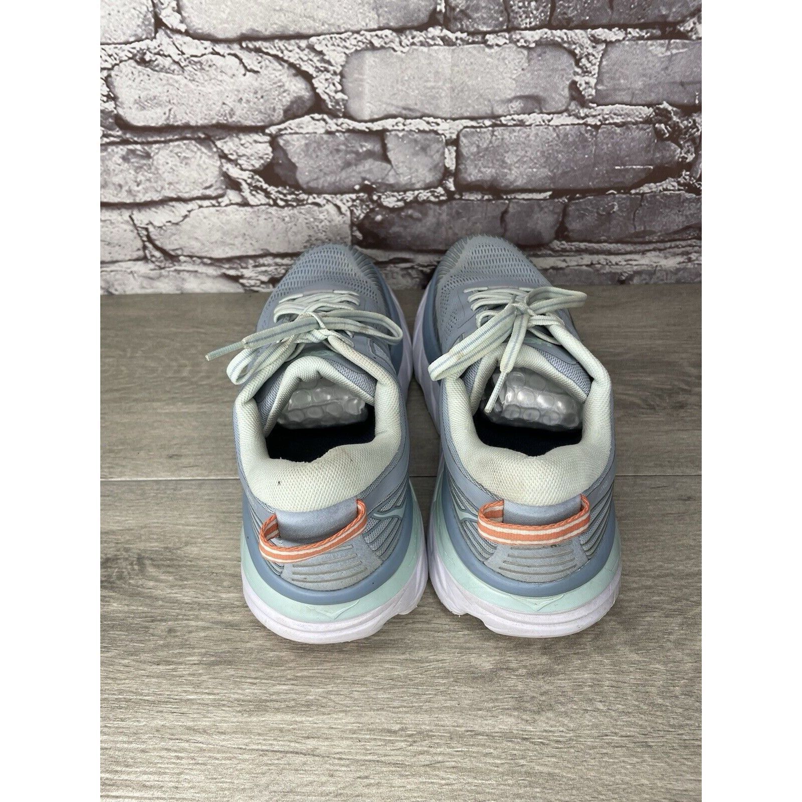 Hoka Hoka One One Bondi 7 1110519 Blue Synthetic Running Shoes Wo Size US 9 / IT 39 - 14 Thumbnail