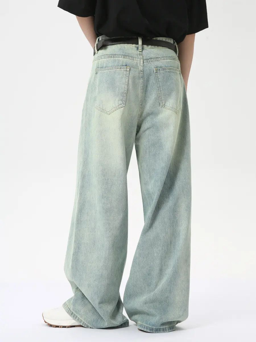 Japanese Brand Retro loose high street patchwork jeans Size US 32 / EU 48 - 2 Thumbnail