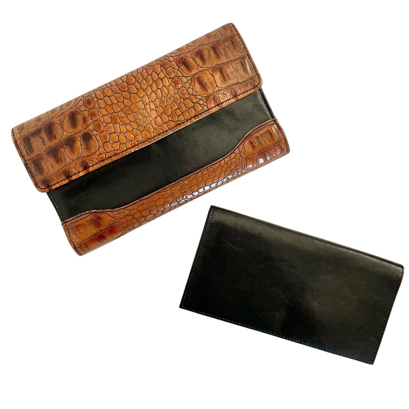 BRAHMIN × Vintage Brahmin Tuscan Leather Melbourne Leather Checkbook Wallet Size ONE SIZE - 3 Thumbnail
