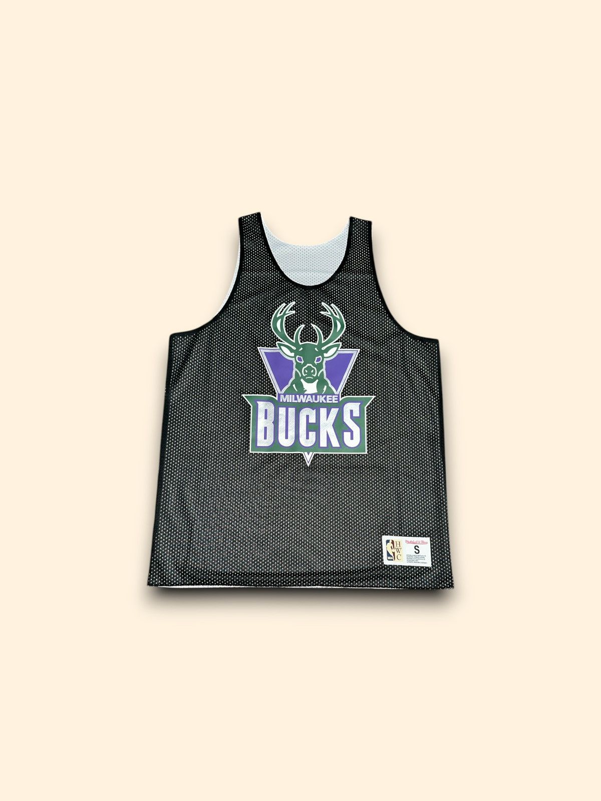 Mitchell & Ness Milwaukee Bucks Mitchell & Ness Hardwood classics jersey Size US S / EU 44-46 / 1 - 1 Thumbnail