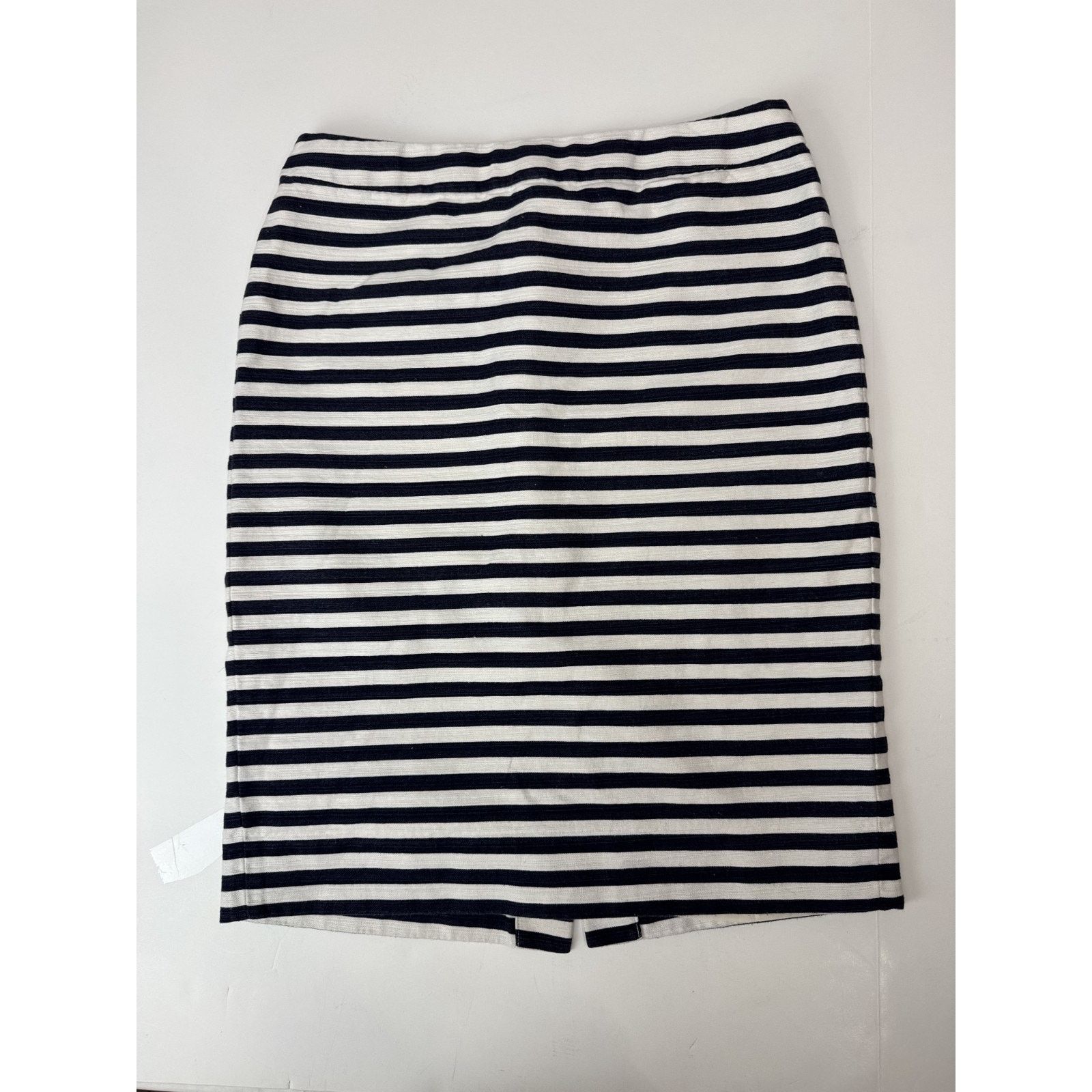 J.Crew J.Crew No. 2 Pencil Skirt 4 Navy Stripe Preppy Nautical Size 27" / US 4 / IT 40 - 1 Thumbnail