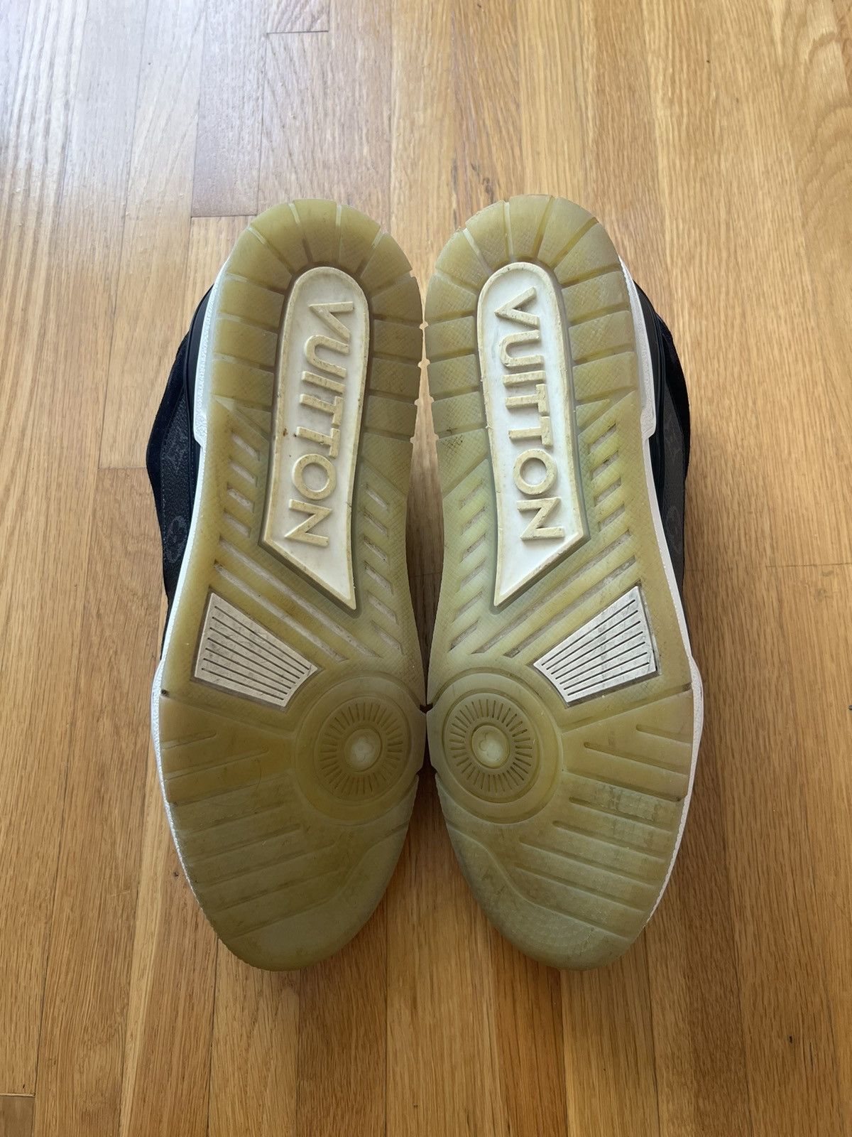 Louis Vuitton Louis Vuitton LV Trainer Black Monogram Size US 10.5 / EU 43-44 - 5 Thumbnail