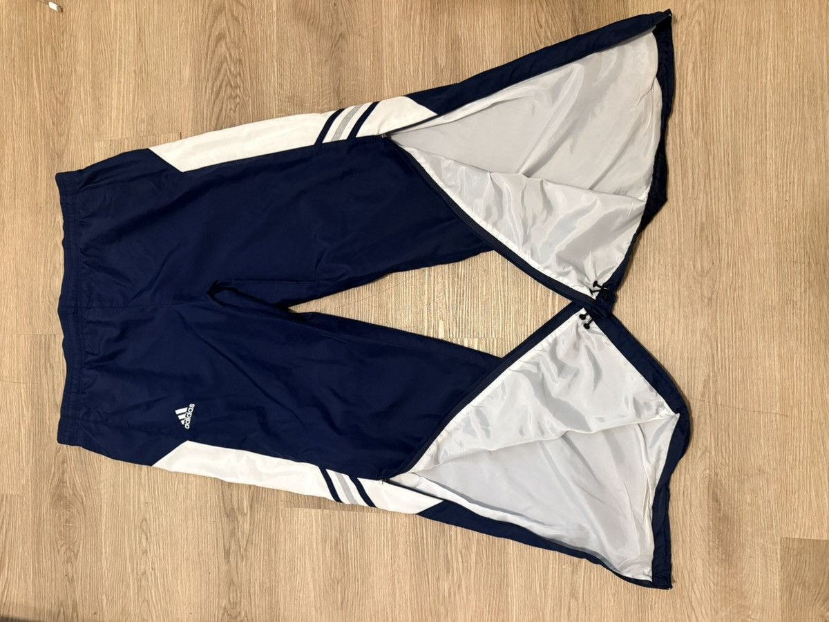 Adidas Wide-leg Adidas royal blue track pants Size US 32 / EU 48 - 2 Thumbnail