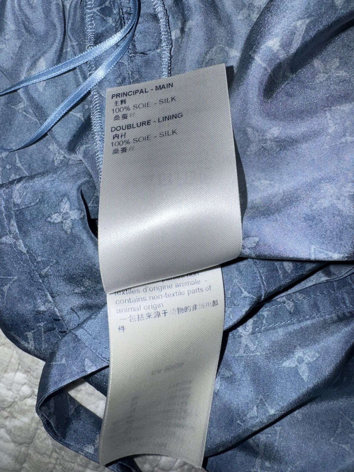 Louis Vuitton Louis Vuitton SS21 Washed Silk Monogram, IT38 Size 26" / US 2 / IT 38 - 21 Thumbnail