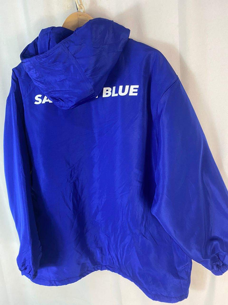 Japanese Brand Samurai blue japan football team zipper hoodie jacket Size US L / EU 52-54 / 3 - 9 Thumbnail