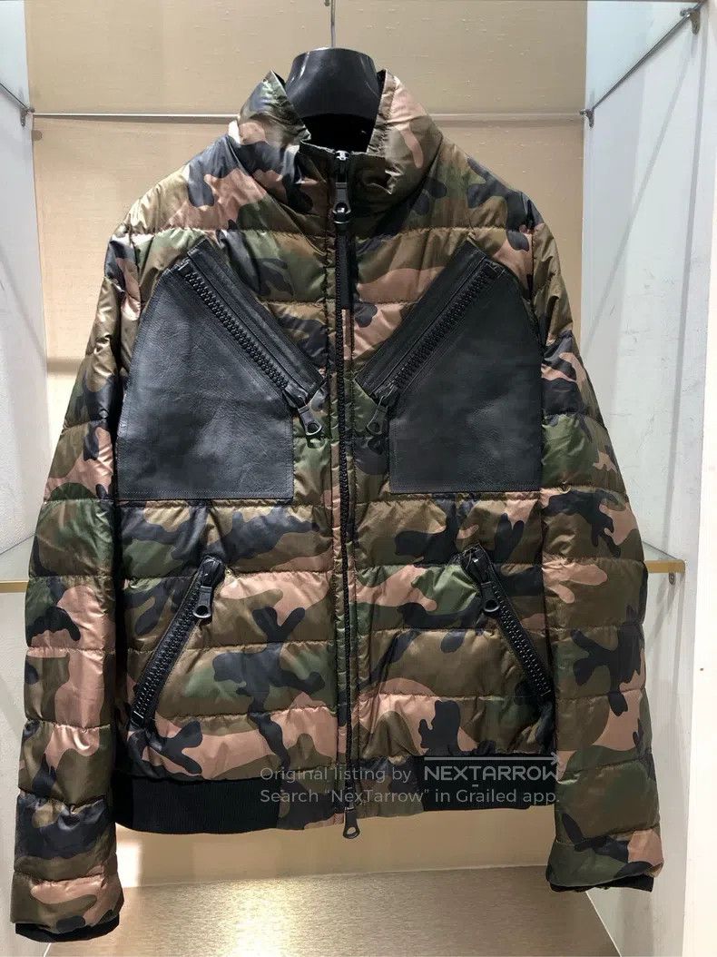 Valentino Men's camouflage down jacket