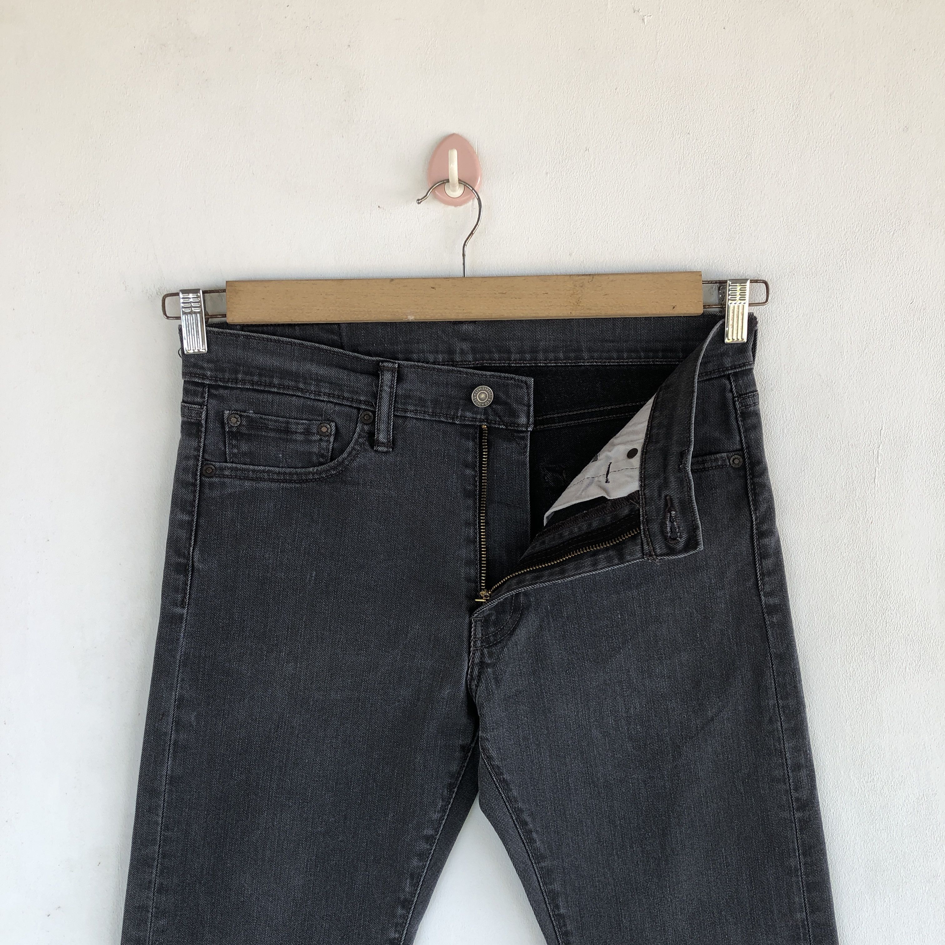 Jean × Levi's × Vintage Vintage Levis Grunge Jeans Levi's 513 Ash Gray Denim Pants Size US 32 / EU 48 - 6 Thumbnail