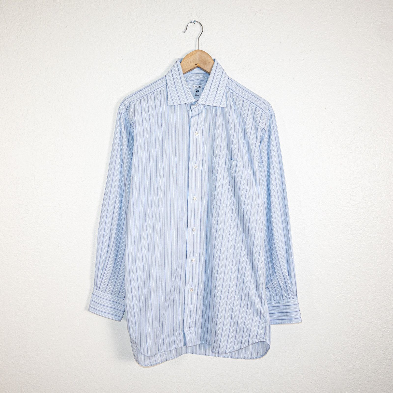 Robert Talbott Robert Talbott Estate collection Dress Shirt Blue stripe Size US M / EU 48-50 / 2 - 1 Thumbnail